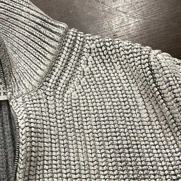 Maison Margiela - Mens (Line 10) Zipper Ribbed Sweater Jacket - Picture 6 of 7